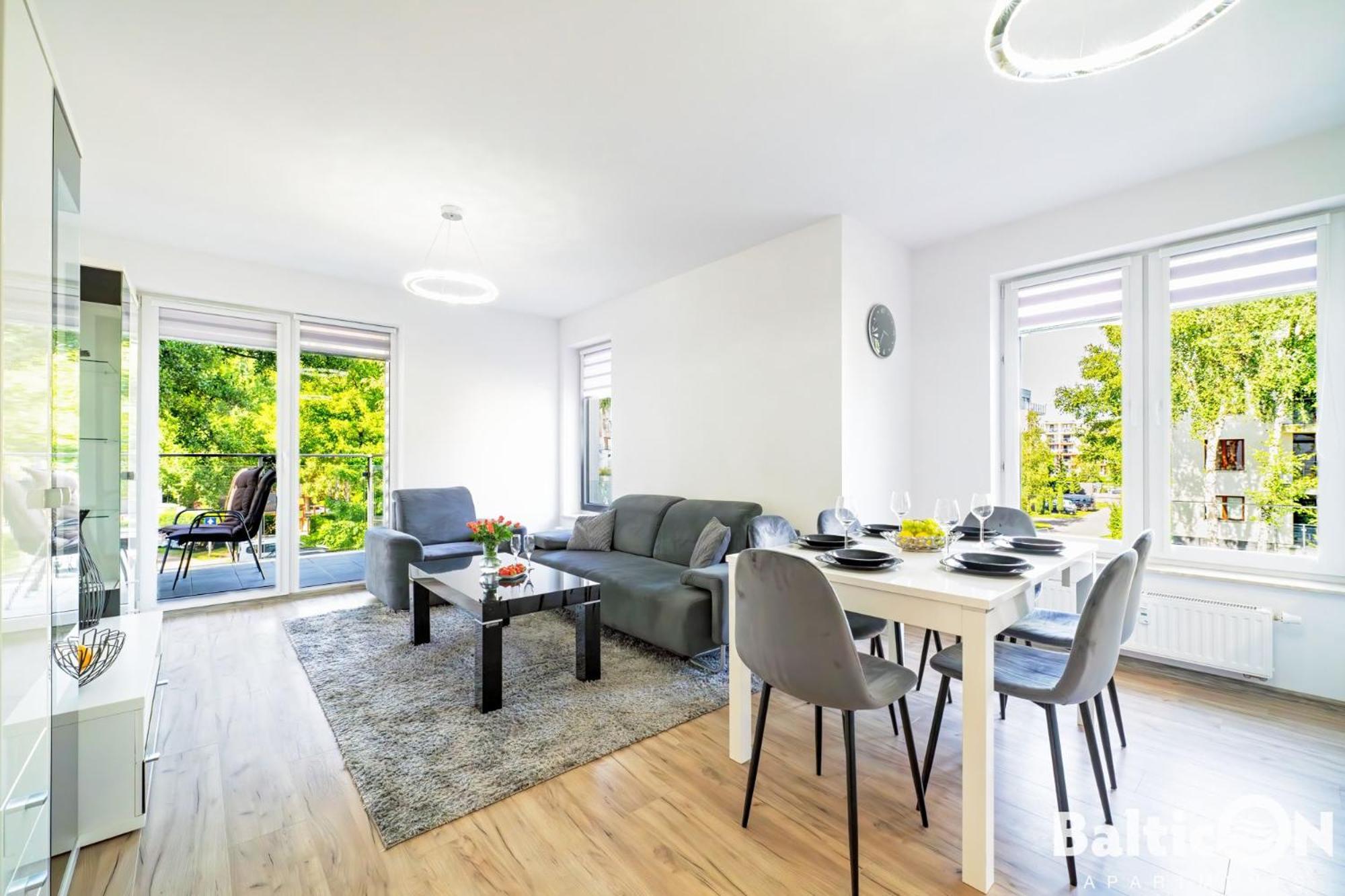 Apartamenty Balticon Polanki - Sauna, Fitness Inclusive - Basen Latem, Pool Im Sommer Колобжег Екстериор снимка