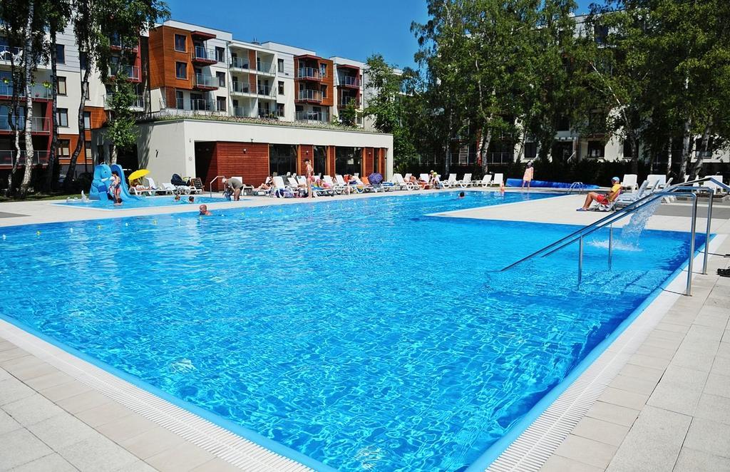 Apartamenty Balticon Polanki - Sauna, Fitness Inclusive - Basen Latem, Pool Im Sommer Колобжег Екстериор снимка